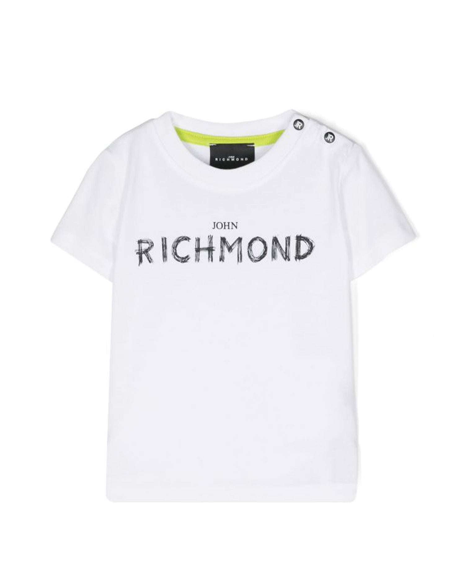 John Richmond kids T-shirt con logo sul davanti Qualità Garantita