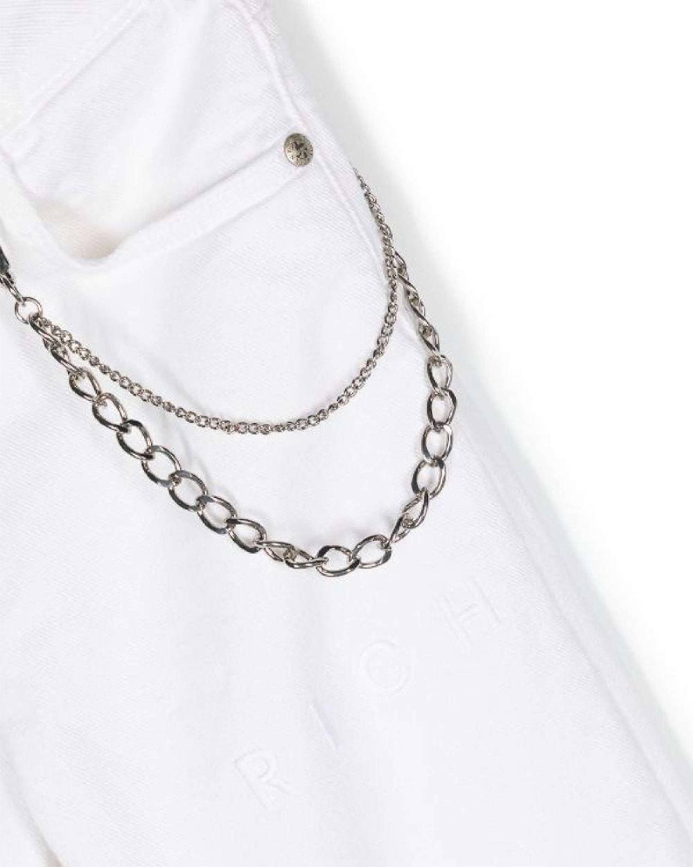 John Richmond Jeans slim con catena removibile Negozi Online