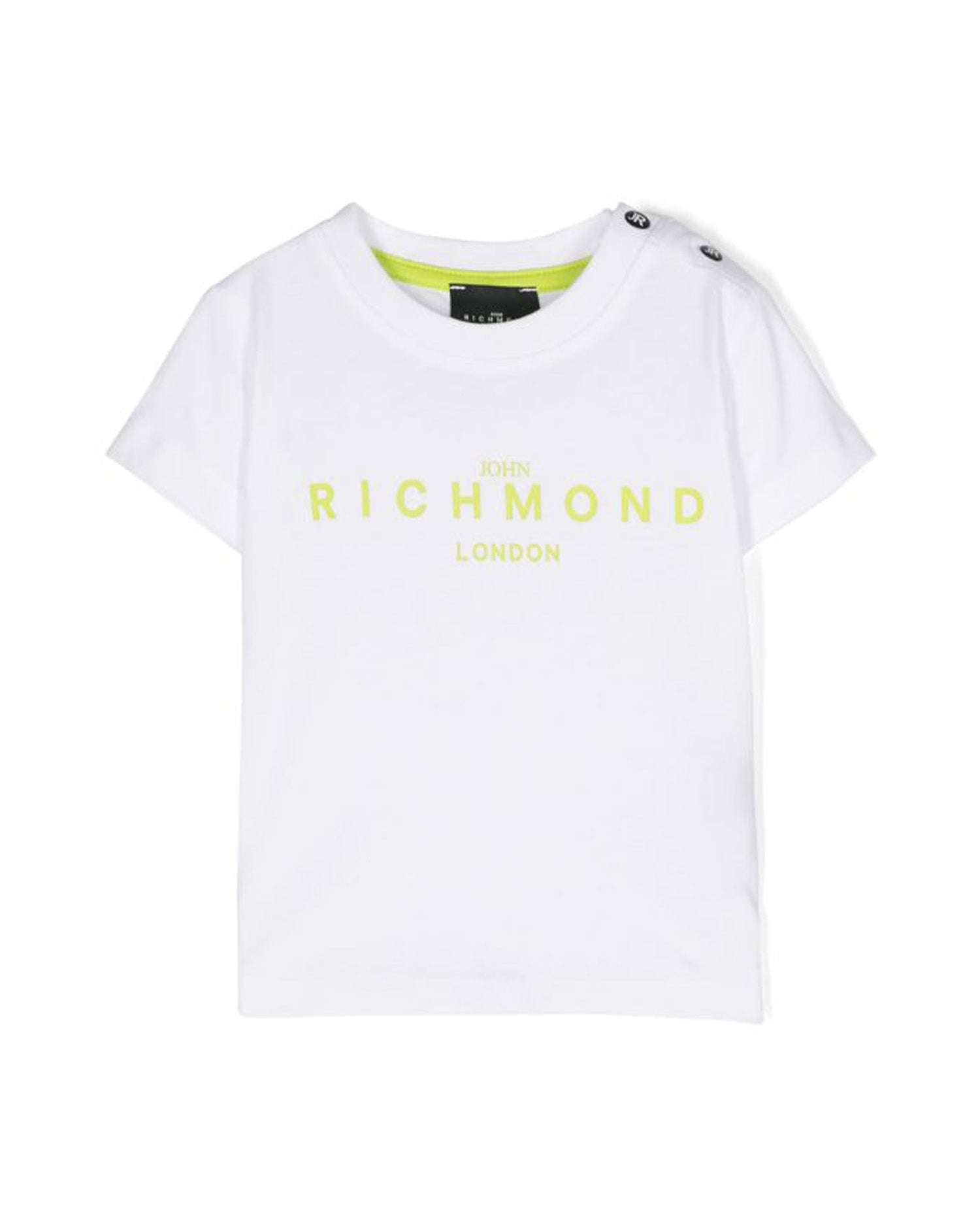 John Richmond kids T-shirt con logo sul davanti Acquista Ora