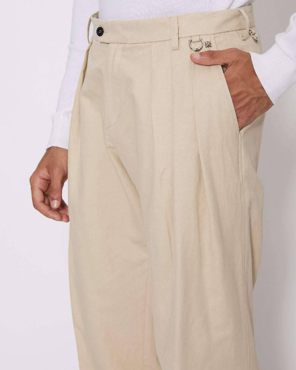 John Richmond Pantaloni a taglio dritto Offerta esclusiva