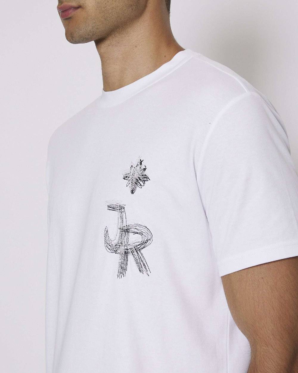 John Richmond T-shirt con logo JR sul davanti Offerta Giorno del Papà