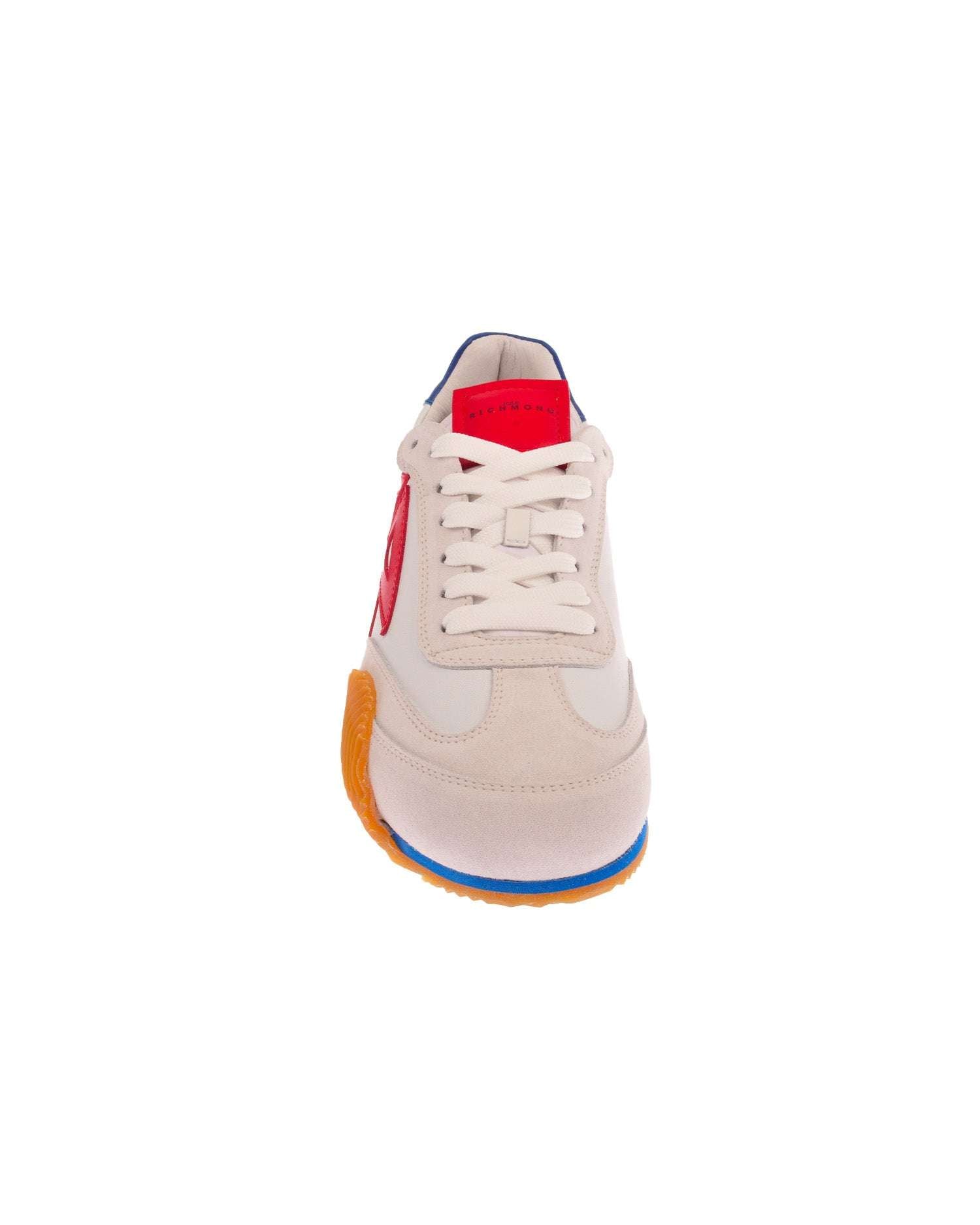 John Richmond Sneakers tricolor con logo JR laterale Vendita Calda