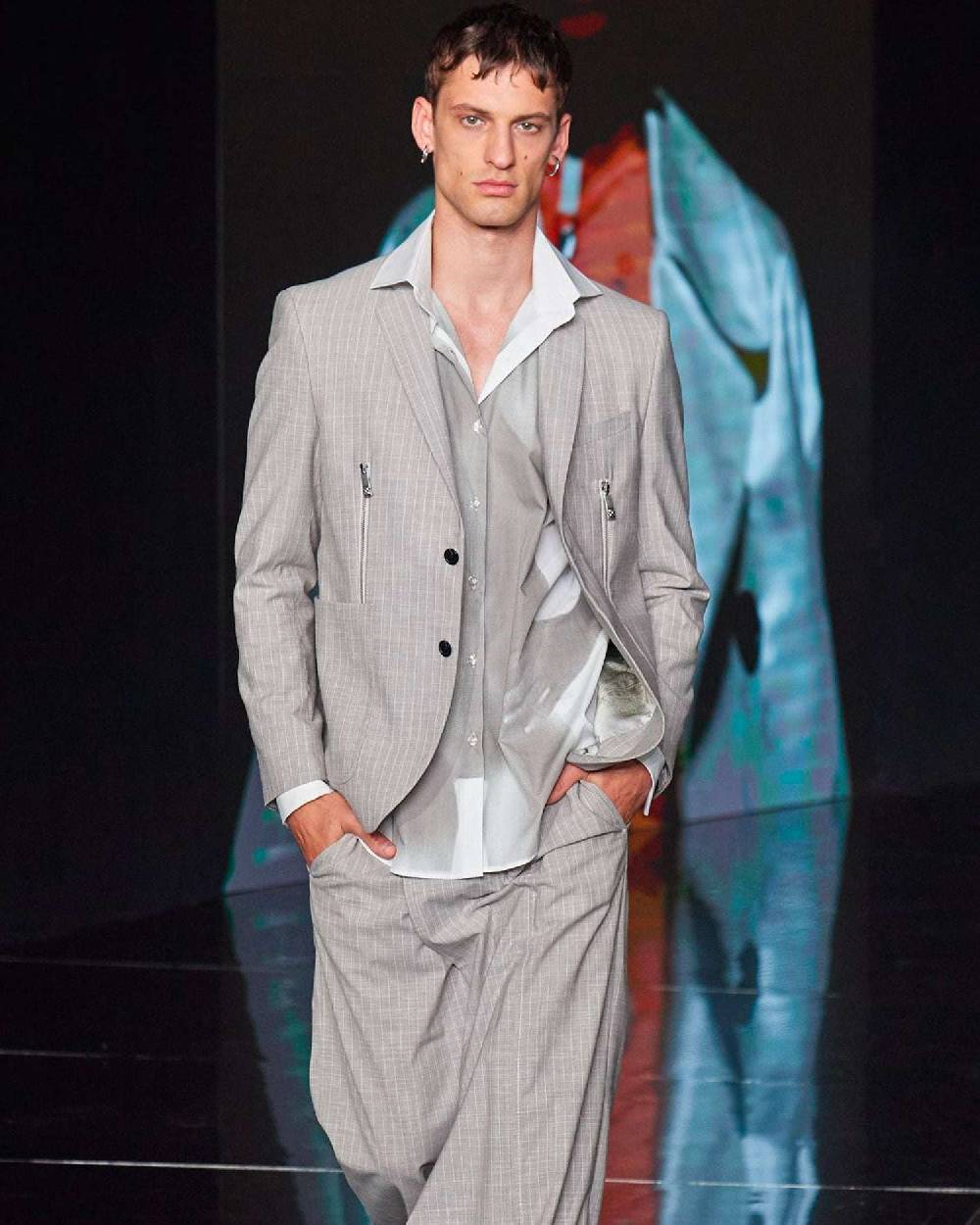 John Richmond Camicia con stampa decorativa Fino al 65% di sconto