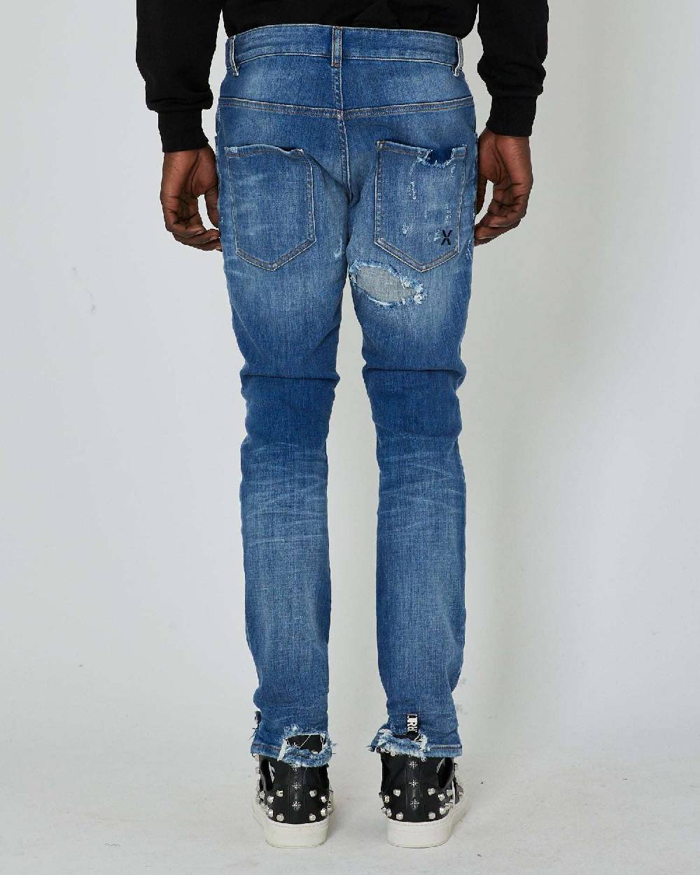 John Richmond Jeans slim con strappi sul davanti Consegna Veloce