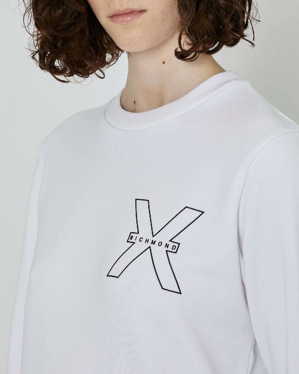John Richmond Felpa con logo sul davanti Promozione