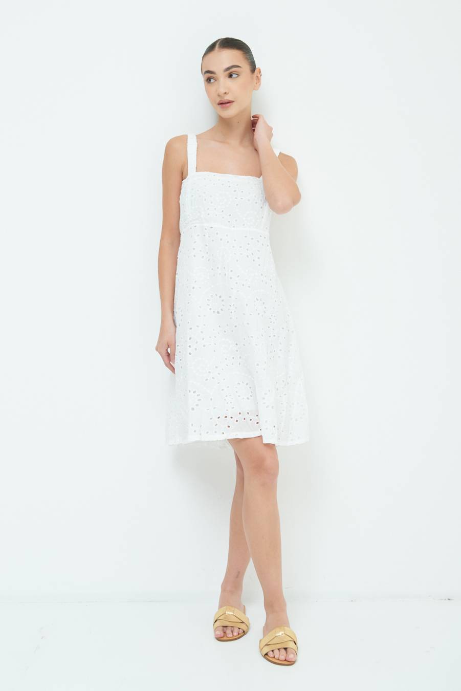 Kikisix ABITO S.GALLO CON ELASTICI DT BIANCO Prezzo Ridotto