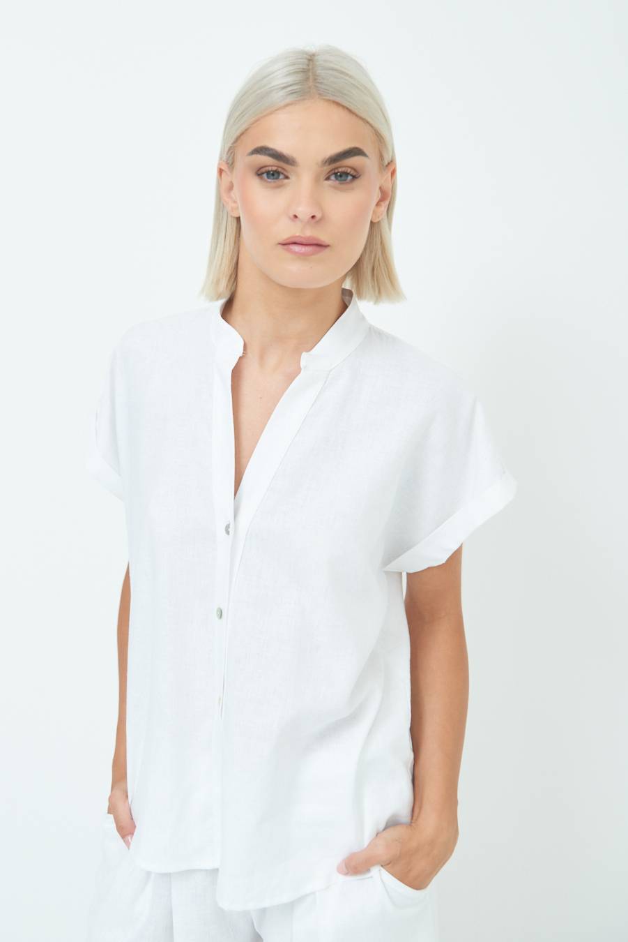 Kikisix CAMICIA MANICA ALETTA PANNA Vendita