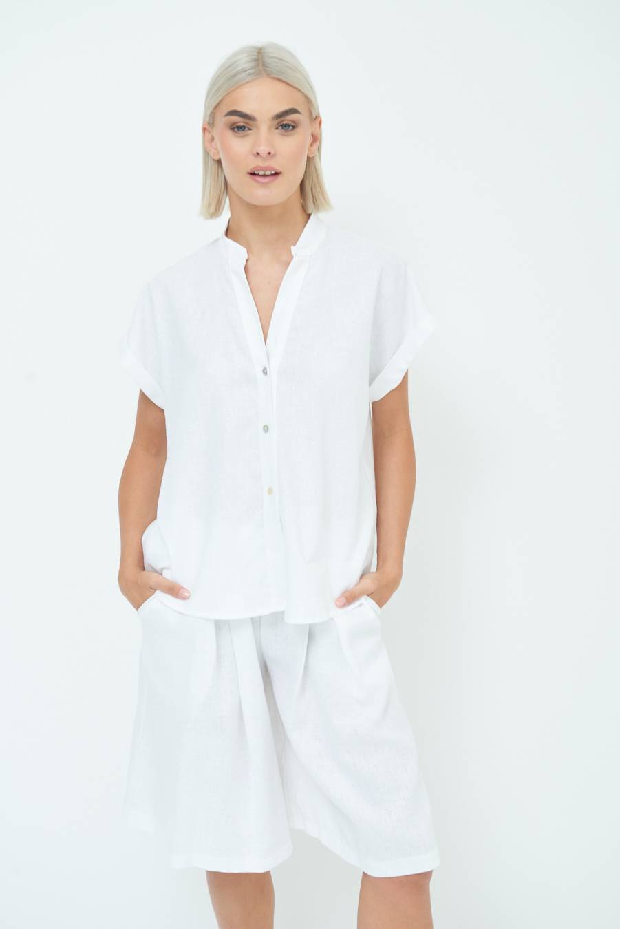 Kikisix CAMICIA MANICA ALETTA PANNA Vendita