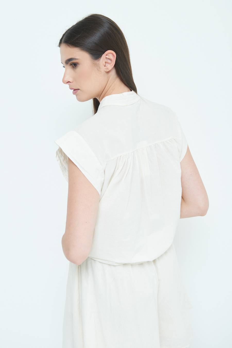 Kikisix CAMICIA SMANICATA CON NODO BURRO Economico