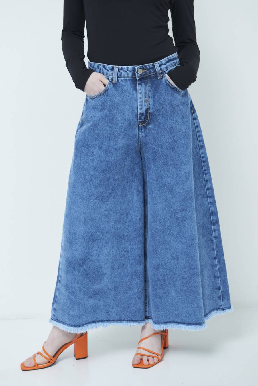 Kikisix PANTAGONNA MARMORIZZATO JEANS Negozi Online