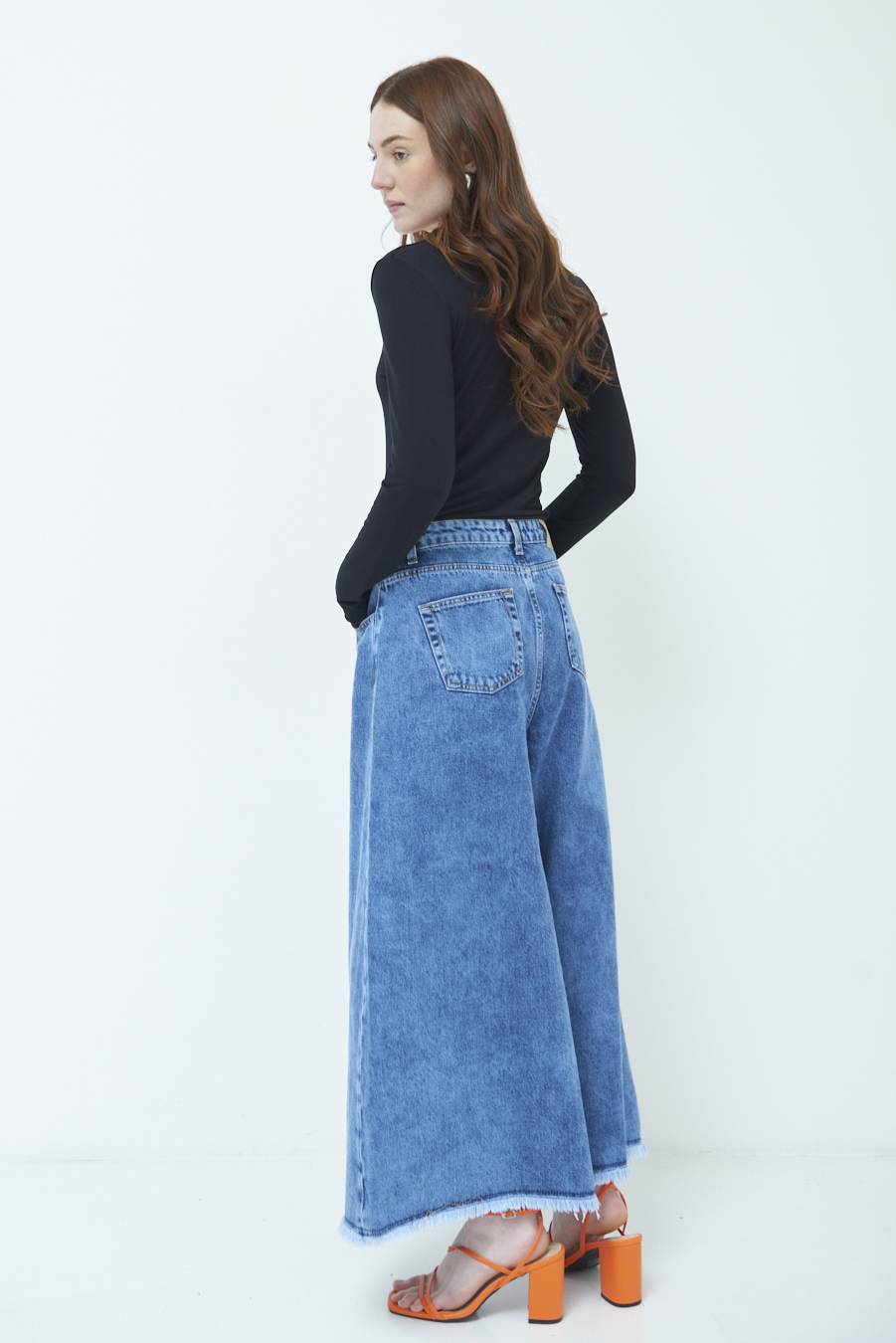 Kikisix PANTAGONNA MARMORIZZATO JEANS Negozi Online