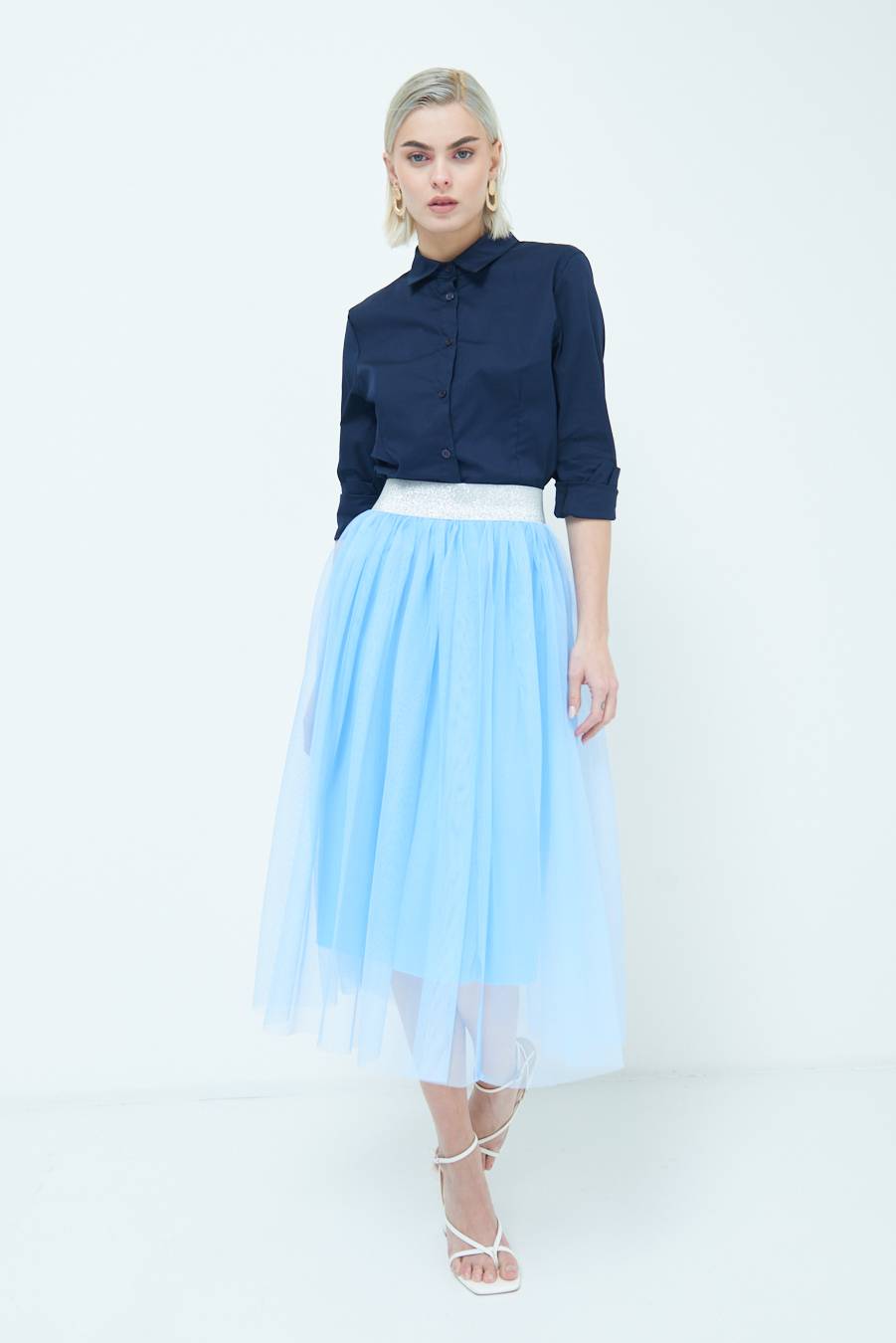 Kikisix GONNA TULLE CELESTE Offerte