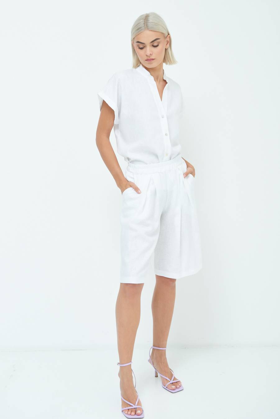 Kikisix BERMUDA CON PINCE PANNA Outlet