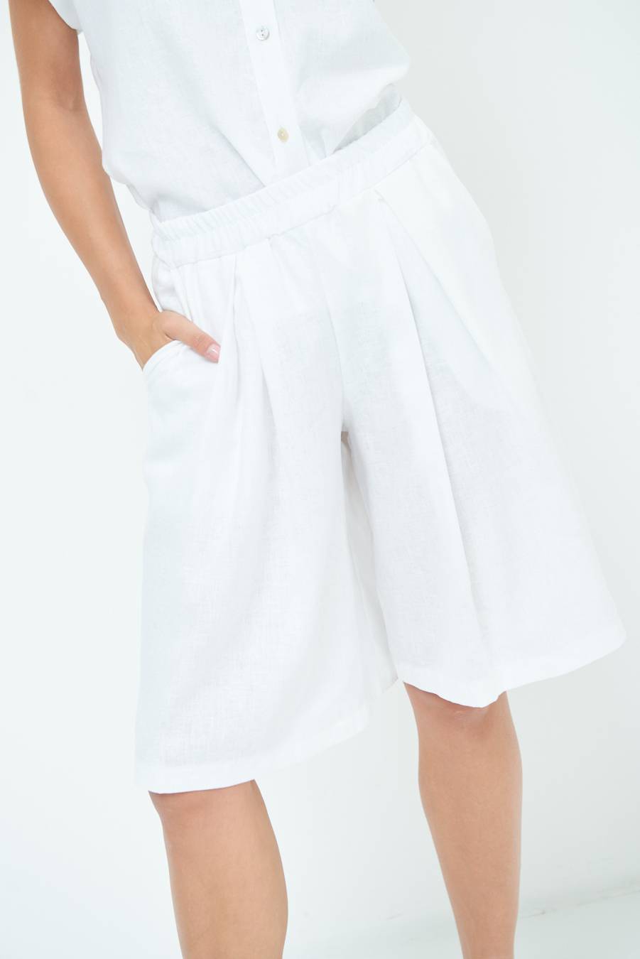 Kikisix BERMUDA CON PINCE PANNA Outlet