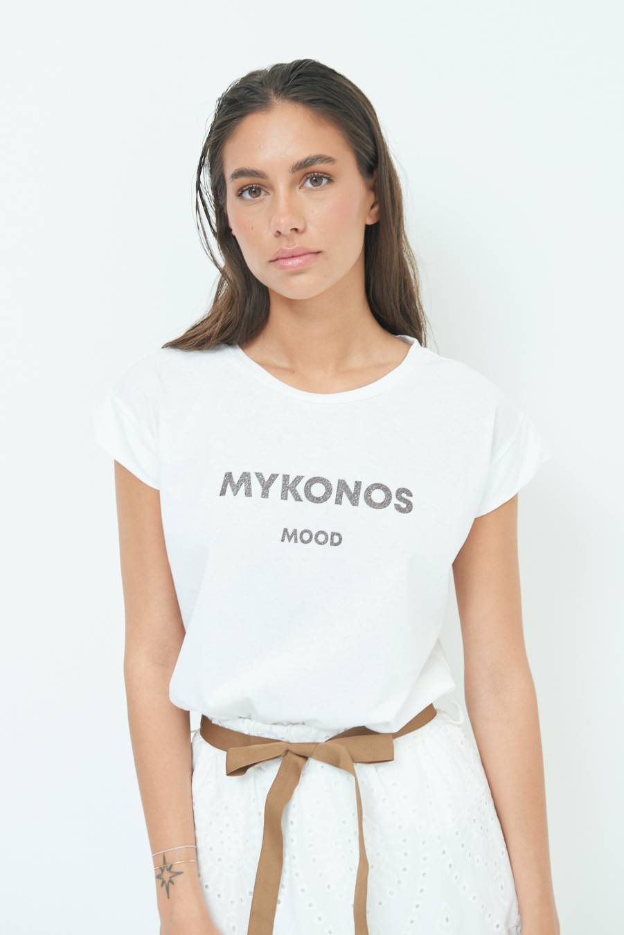 Kikisix T-SHIRT ''MYKONOS'' CIOCCOLATO Shopping Online