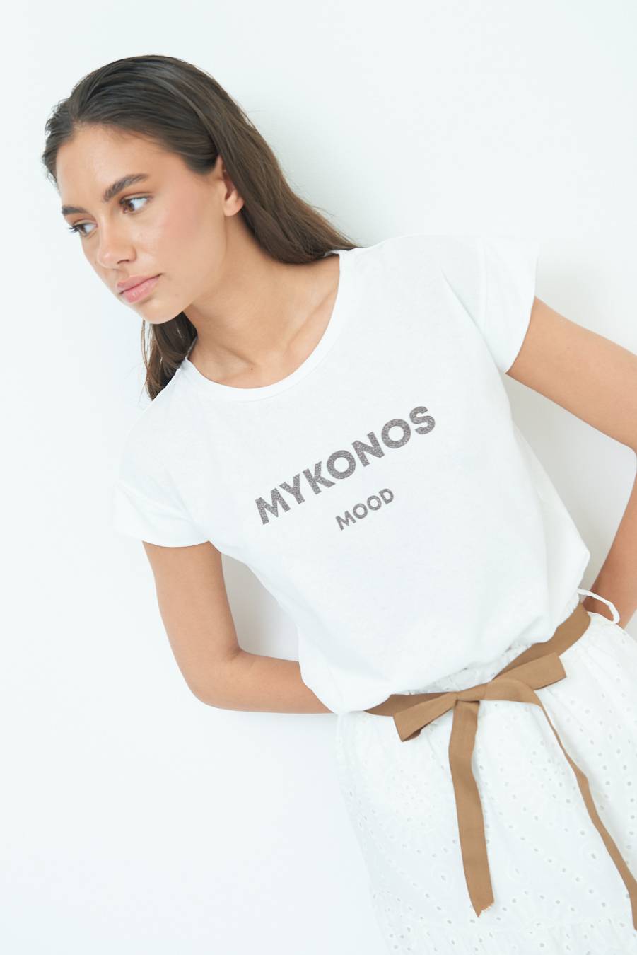 Kikisix T-SHIRT ''MYKONOS'' CIOCCOLATO Shopping Online