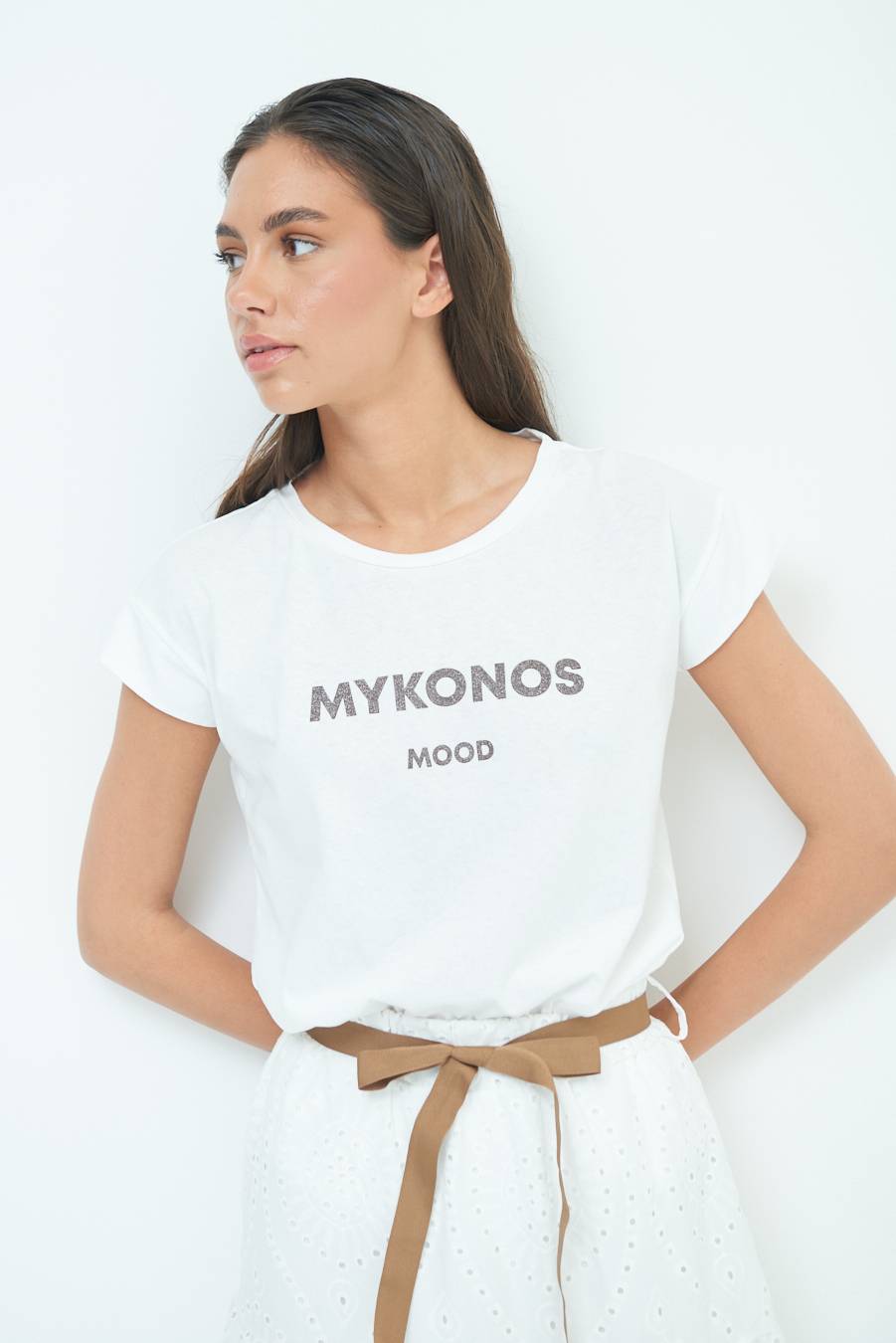 Kikisix T-SHIRT ''MYKONOS'' CIOCCOLATO Shopping Online