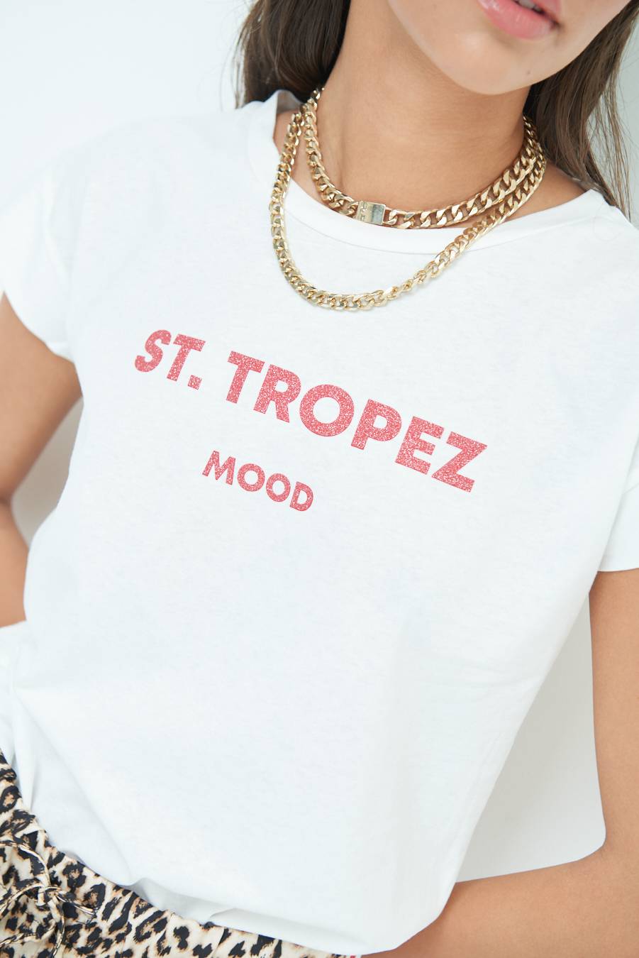 Kikisix T-SHIRT ''ST.TROPEZ'' ROSSO Sottocosto