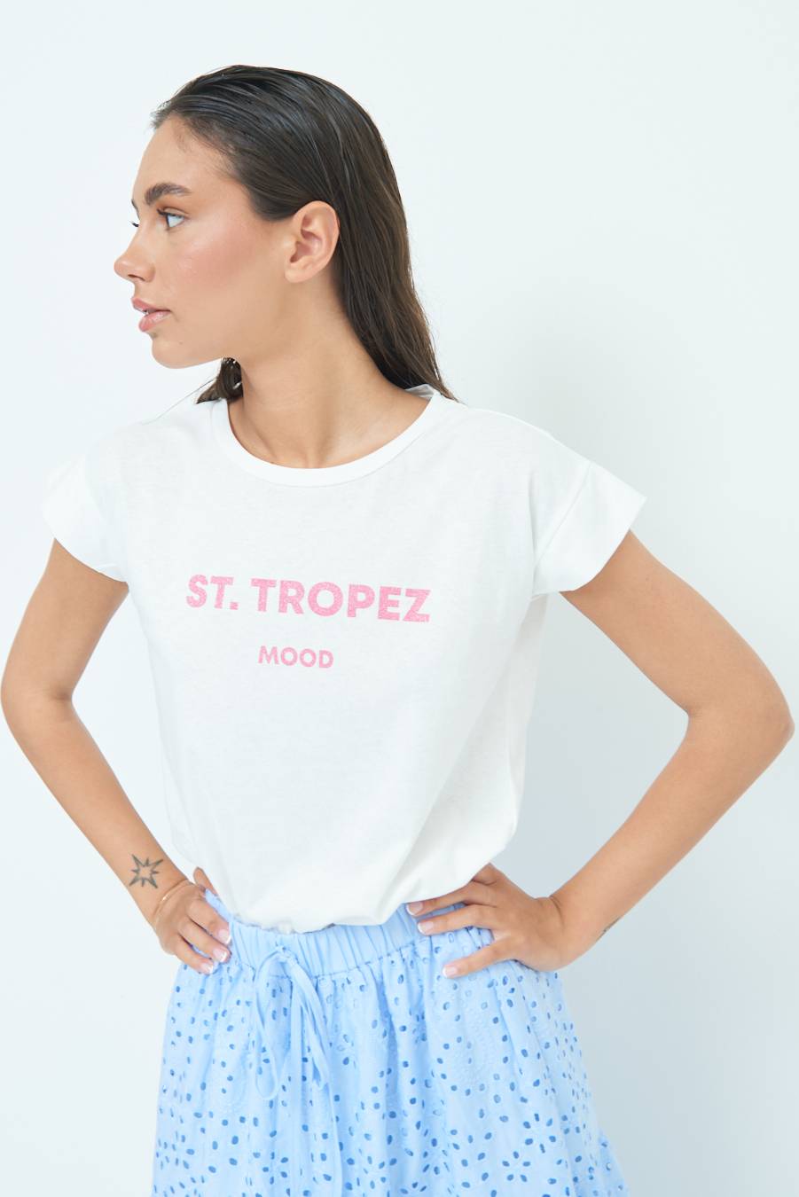 Kikisix T-SHIRT ''ST.TROPEZ'' BUBBLE Novità