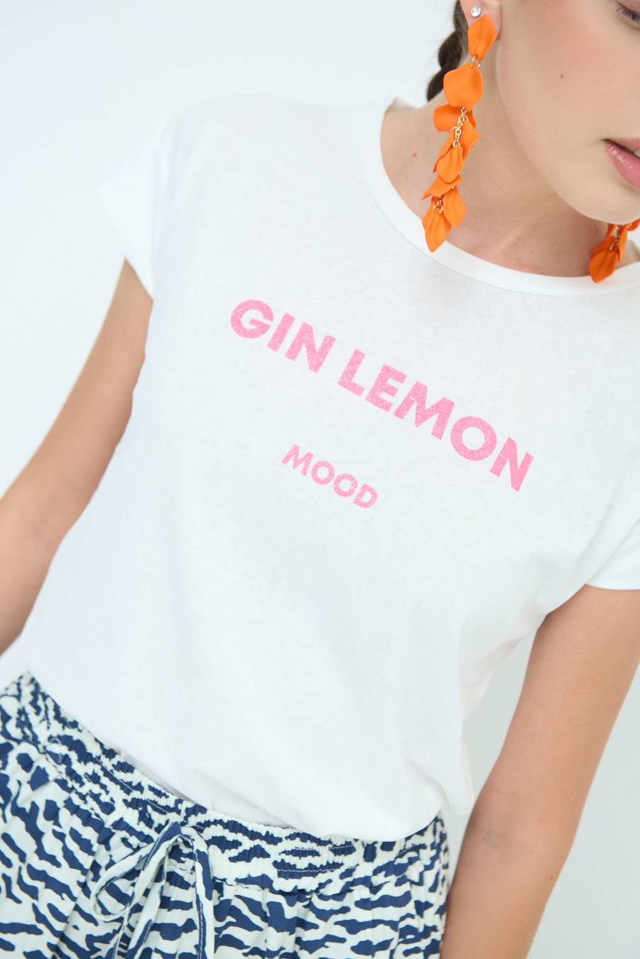Kikisix T-SHIRT ''GIN LEMON'' BUBBLE Outlet