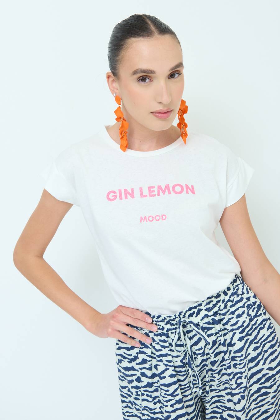 Kikisix T-SHIRT ''GIN LEMON'' BUBBLE Outlet