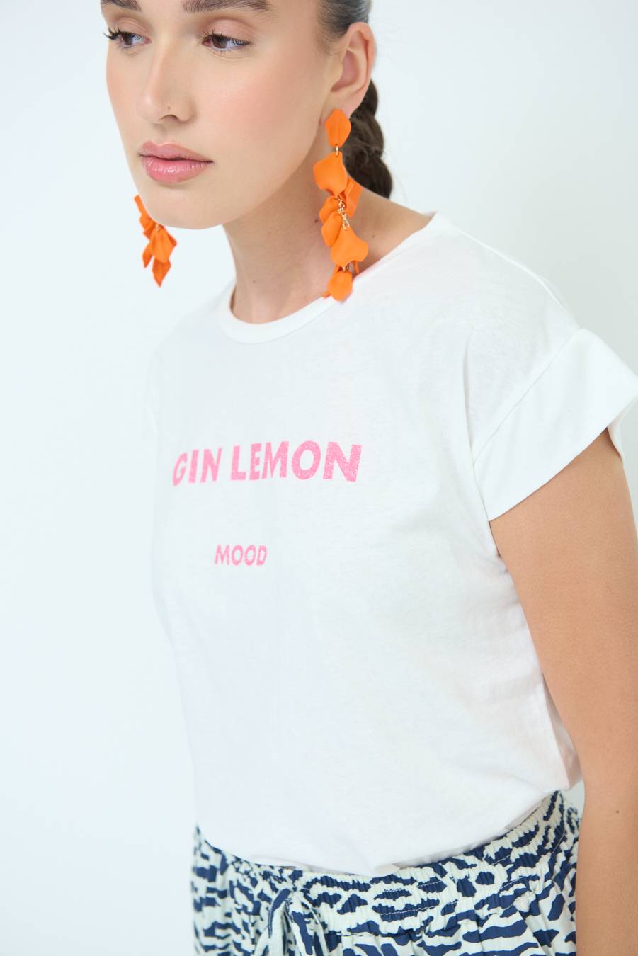 Kikisix T-SHIRT ''GIN LEMON'' BUBBLE Outlet