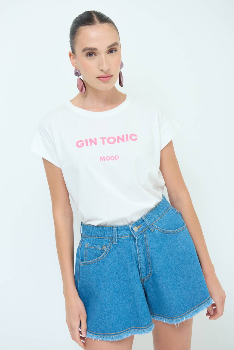 Kikisix T-SHIRT ''GIN TONIC'' BUBBLE Saldi
