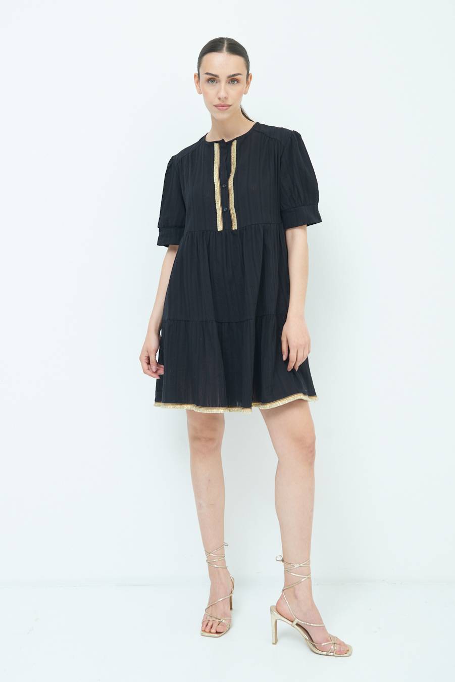 Kikisix ABITINO CON INSERTO ORO NERO Promozione