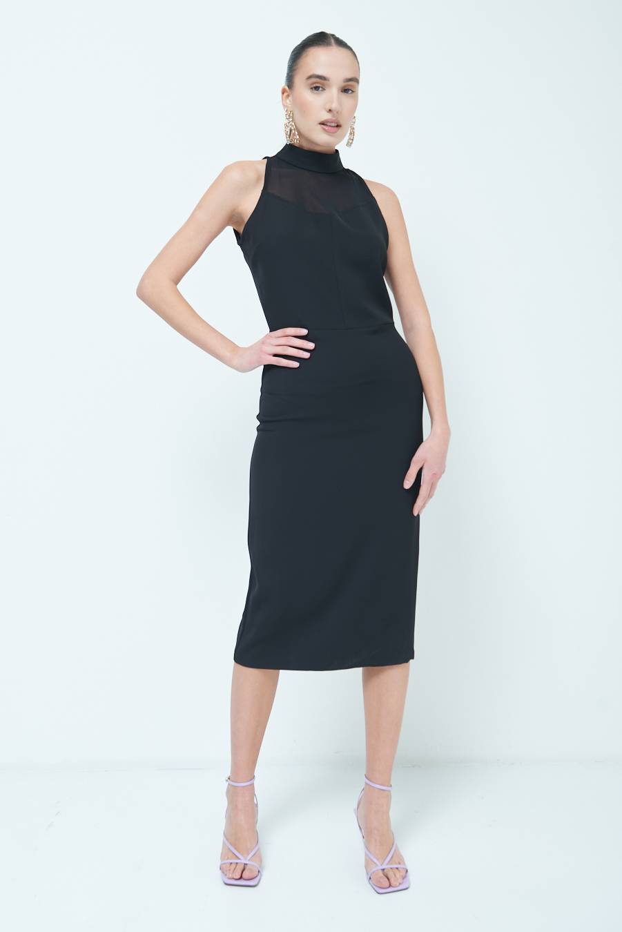 Kikisix VESTITO CADI+RETE NERO Offerta