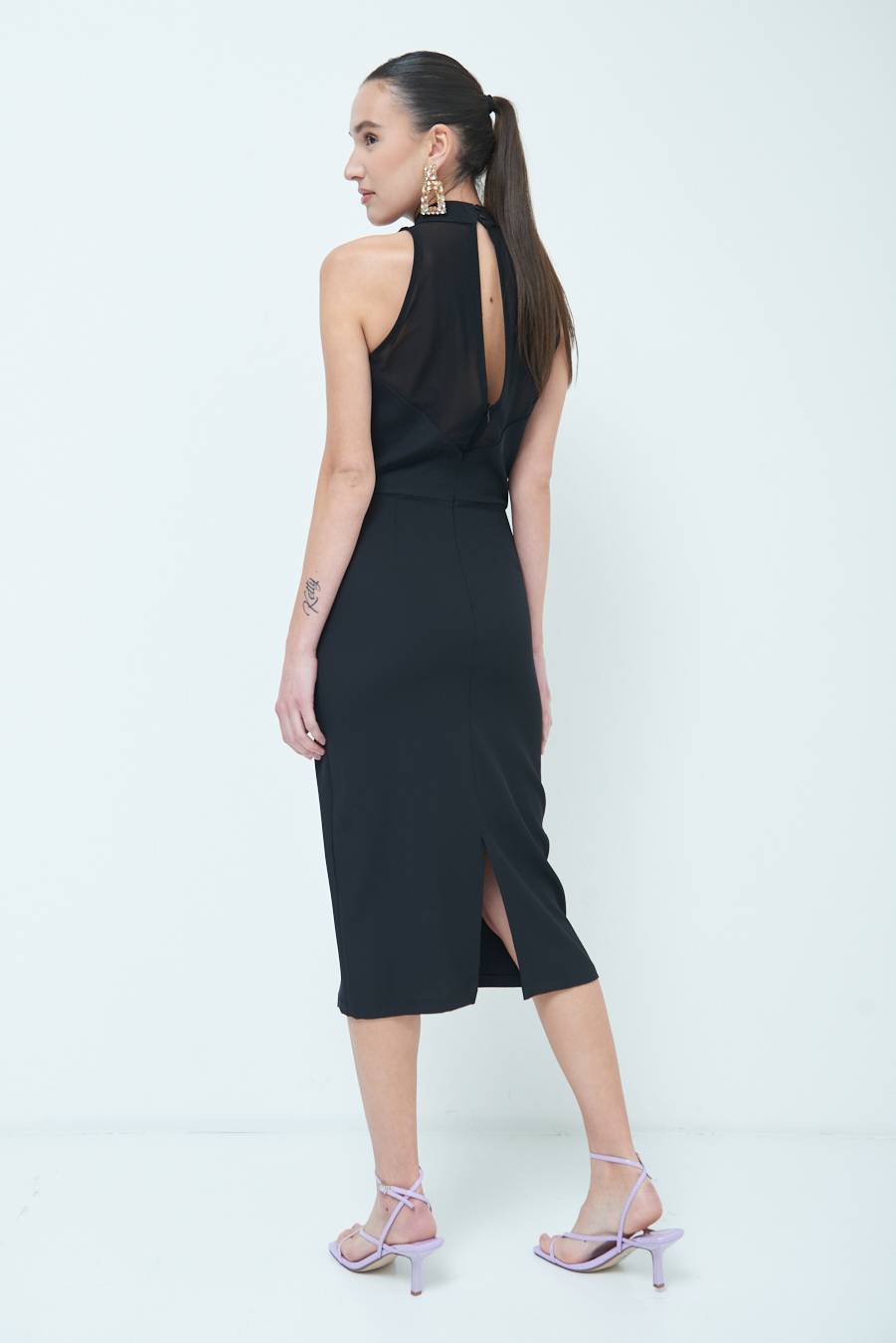 Kikisix VESTITO CADI+RETE NERO Offerta