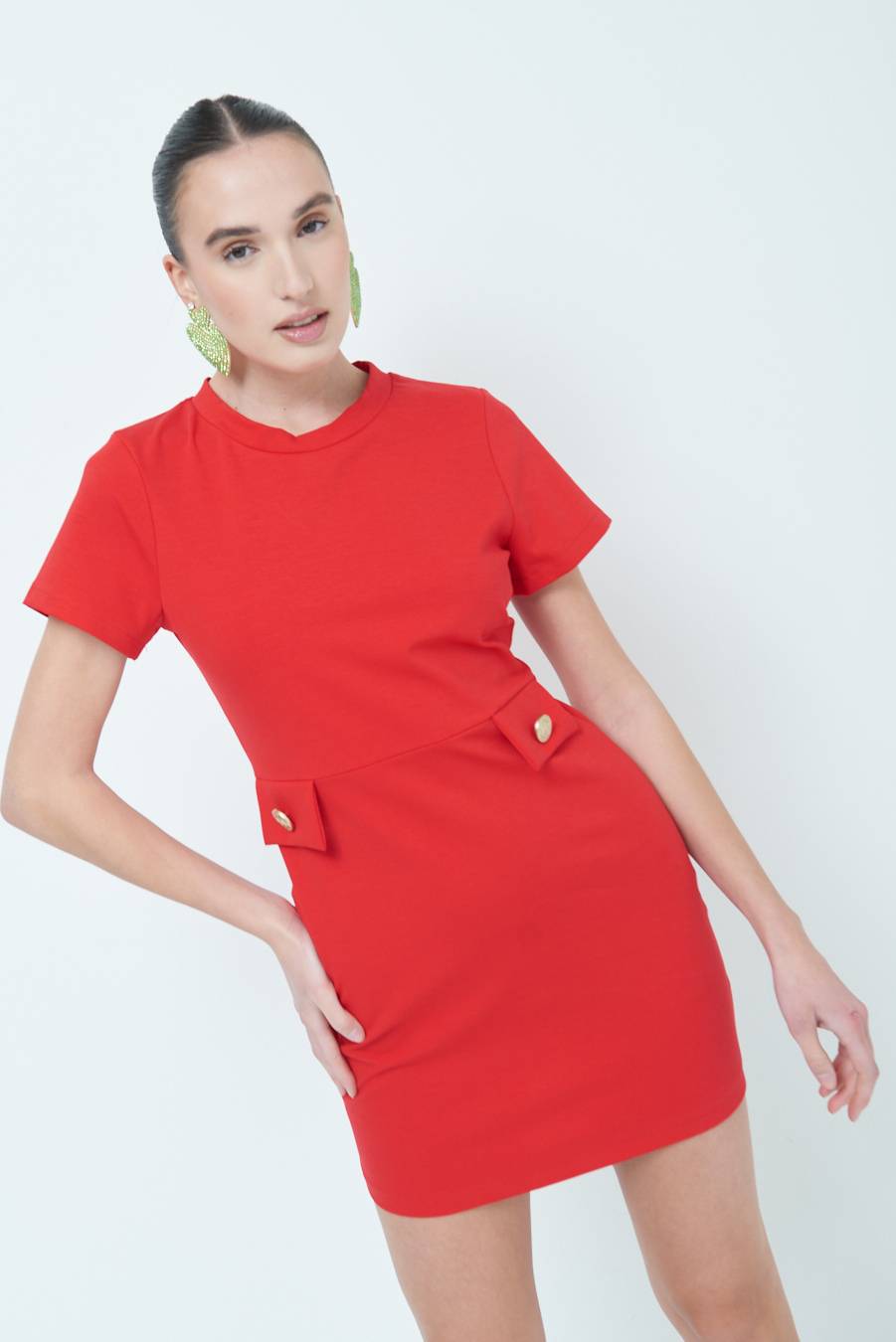 Kikisix ABITO CHANEL P.MILANO ROSSO Economico