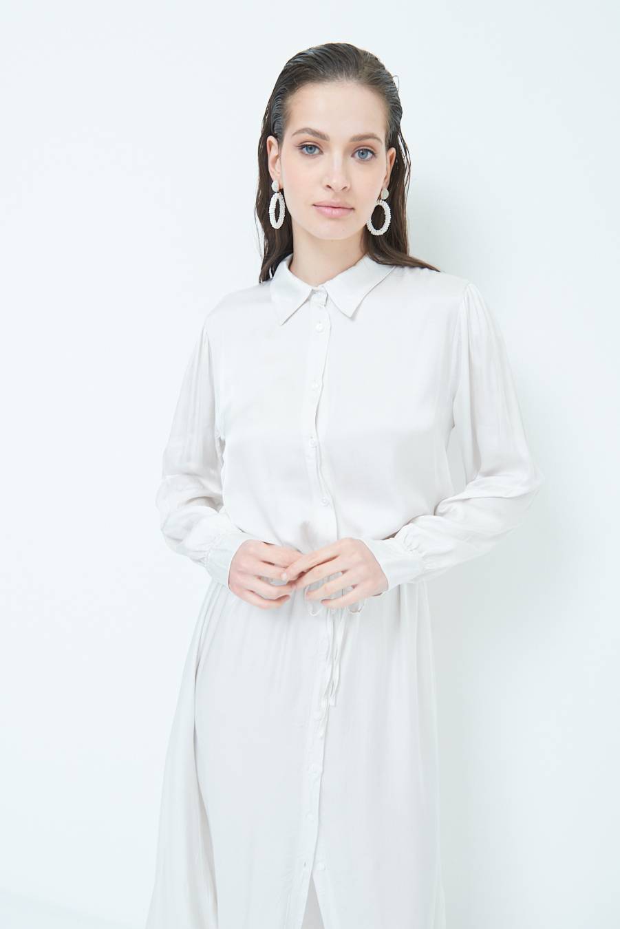 Kikisix ABITO RASO VISCOSA BEIGE Hotsell