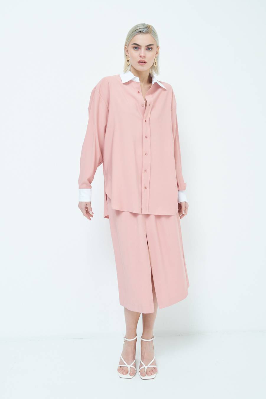 Kikisix CAMICIA COLLETTO B.CO CIPRIA Sconto