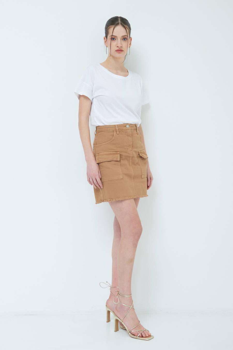 Kikisix MINIGONNA BEIGE 2025