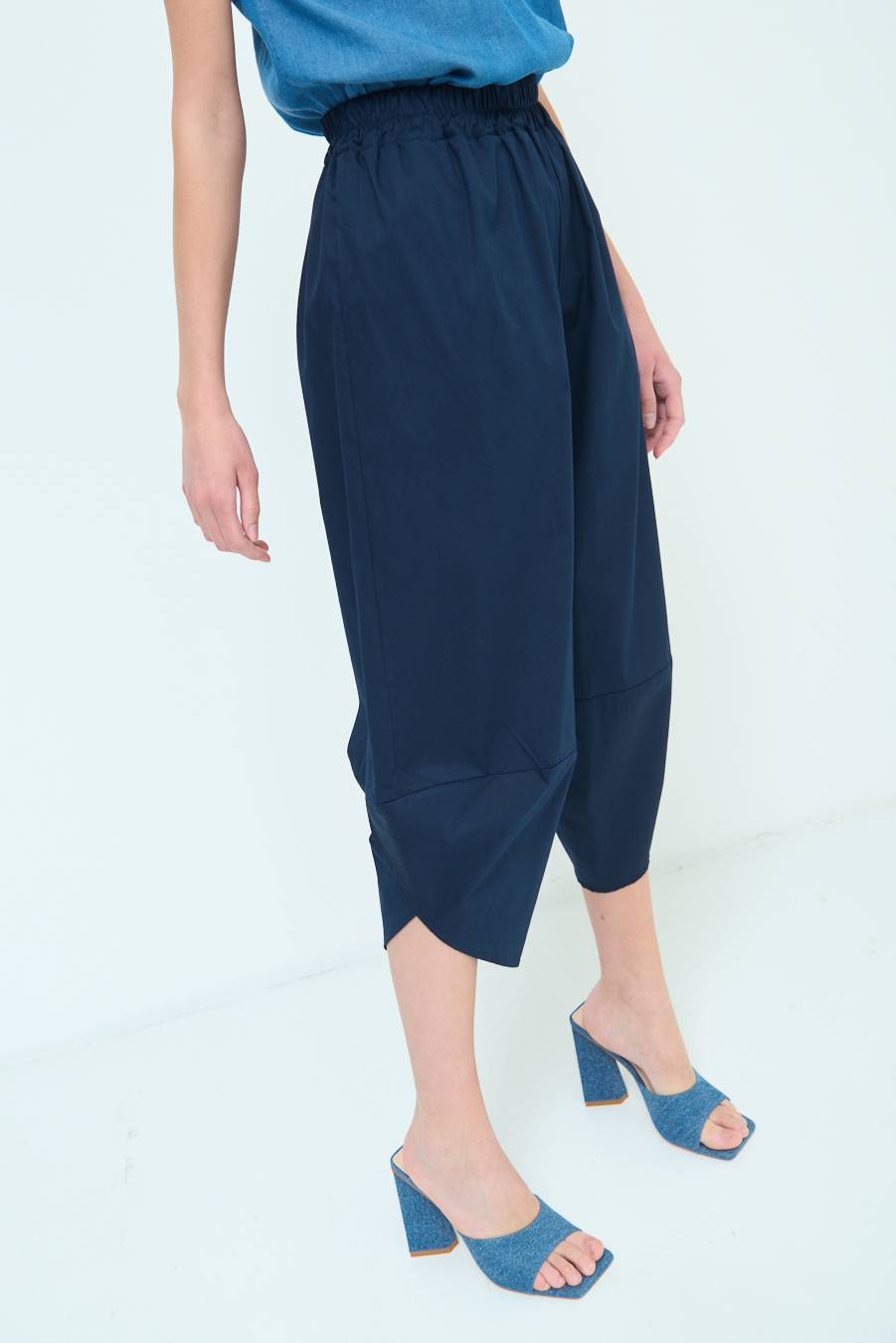 Kikisix PANTALONE OVER BLU Italia