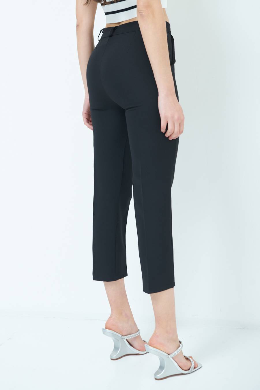 Kikisix PANTALONE SIGARETTA NERO Online Outlet