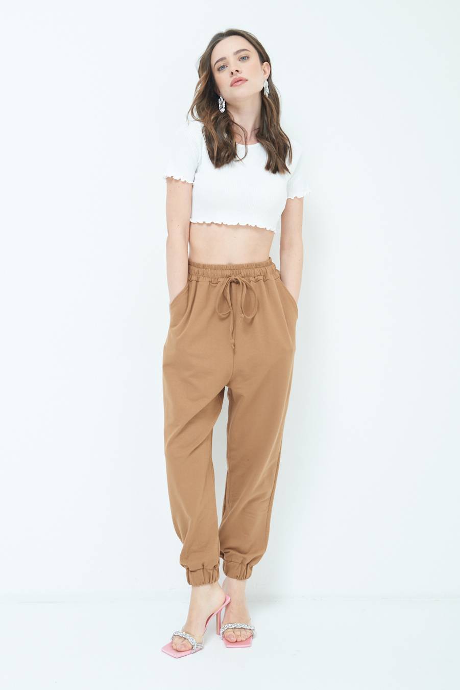 Kikisix PANTALONE TUTA TABACCO Bestseller