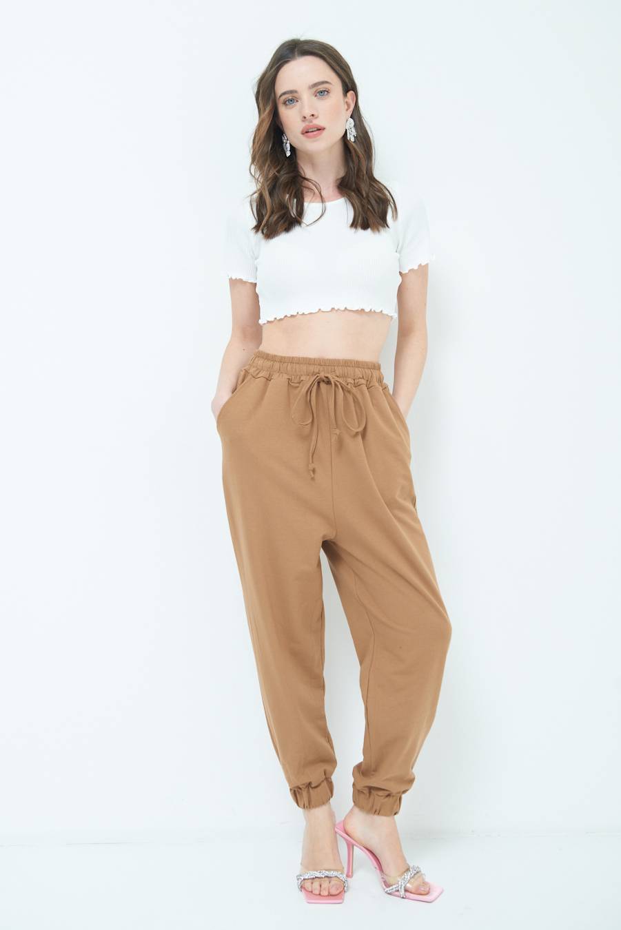 Kikisix PANTALONE TUTA TABACCO Bestseller