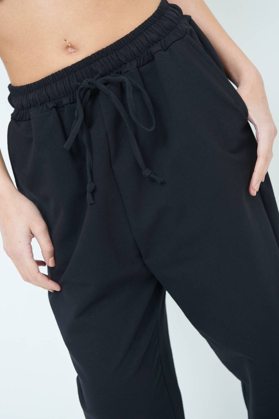 Kikisix PANTALONE TUTA NERO Prezzo basso