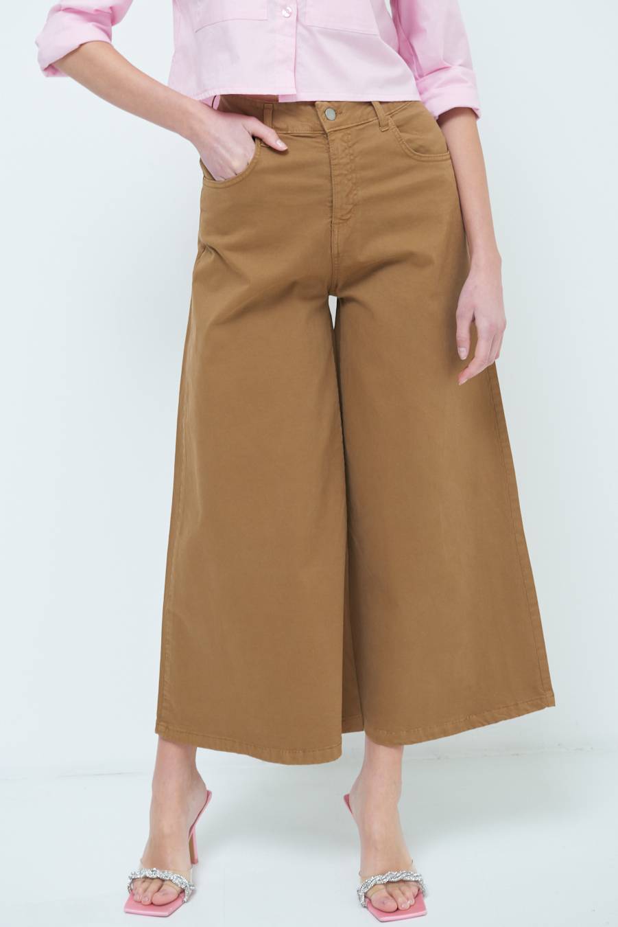 Kikisix PANTALONE/GONNA GABARDINA BEIGE Hotsell