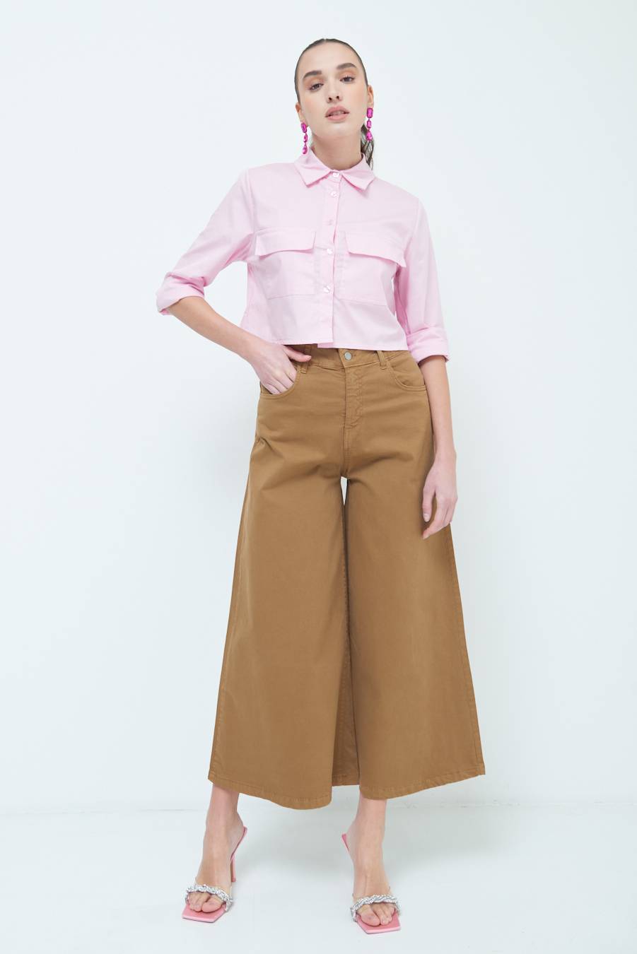 Kikisix PANTALONE/GONNA GABARDINA BEIGE Hotsell