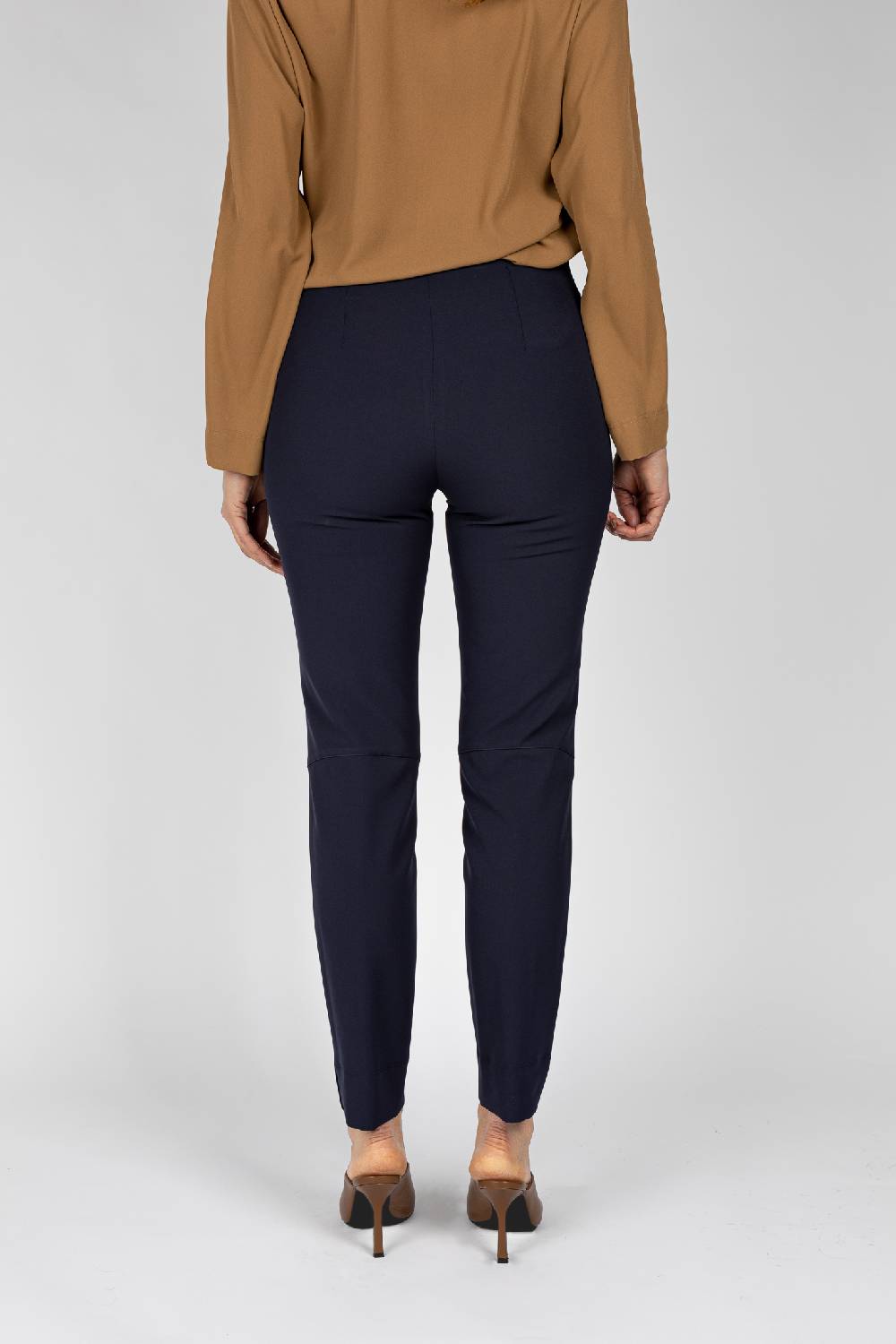 L.Pucci Pantaloni linea a sigaretta colore blu Presa