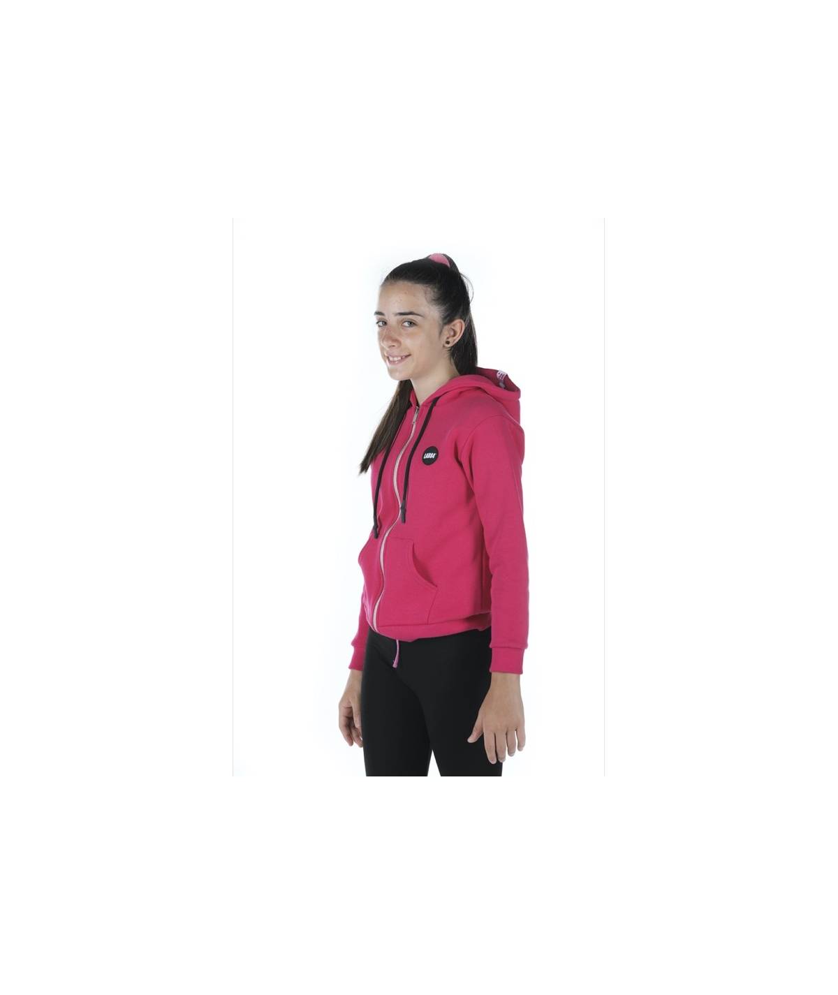 Lab84 FELPA ZIP+CAPPUCCIO +PATCH Smaltimento dello stoccaggio