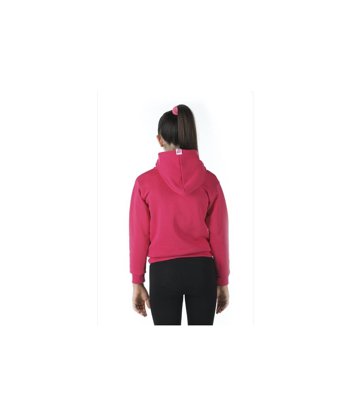 Lab84 FELPA ZIP+CAPPUCCIO +PATCH Smaltimento dello stoccaggio