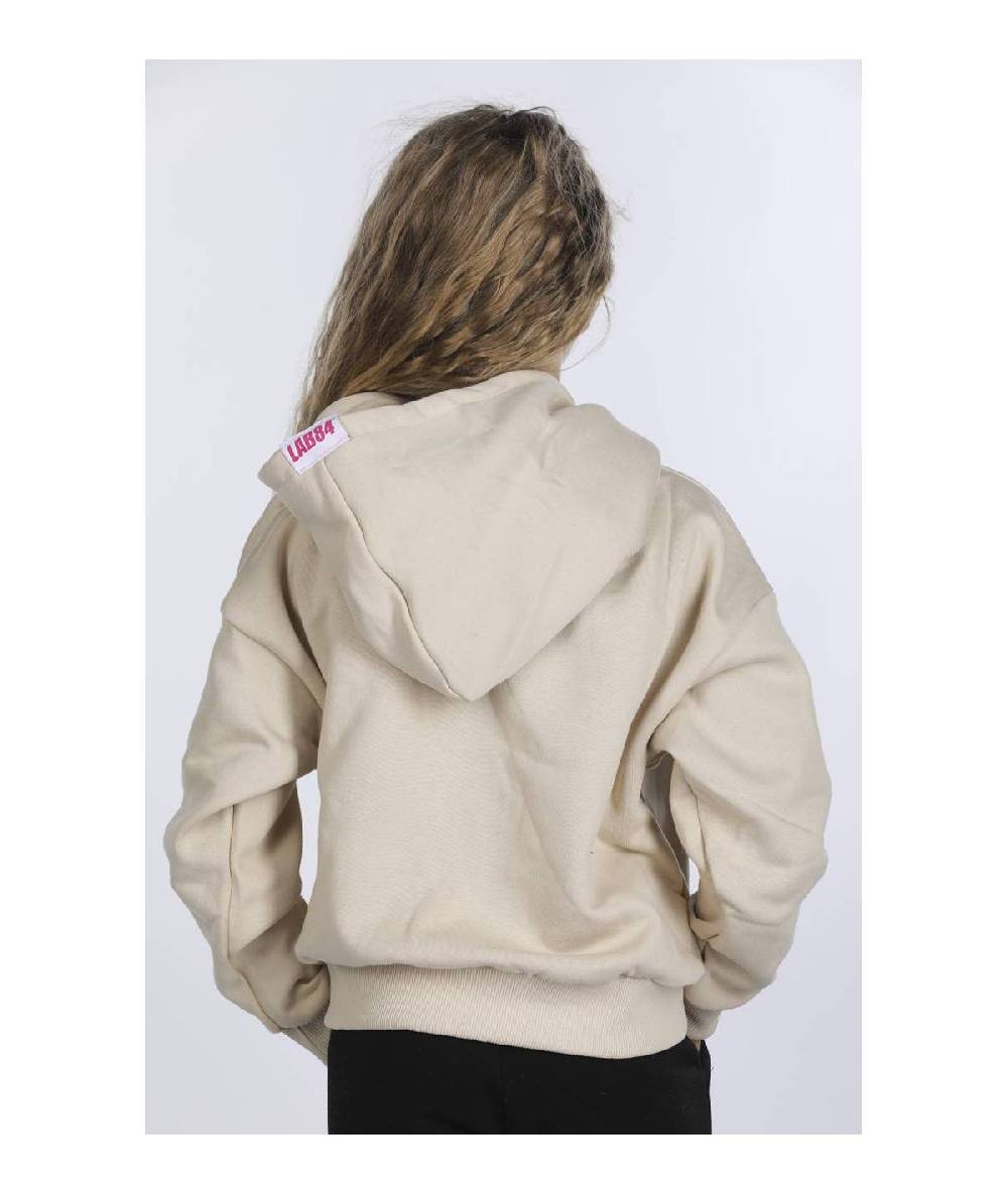 Lab84 FELPA CROP TOP CAPPUCCIO OVER Nuovi prodotti