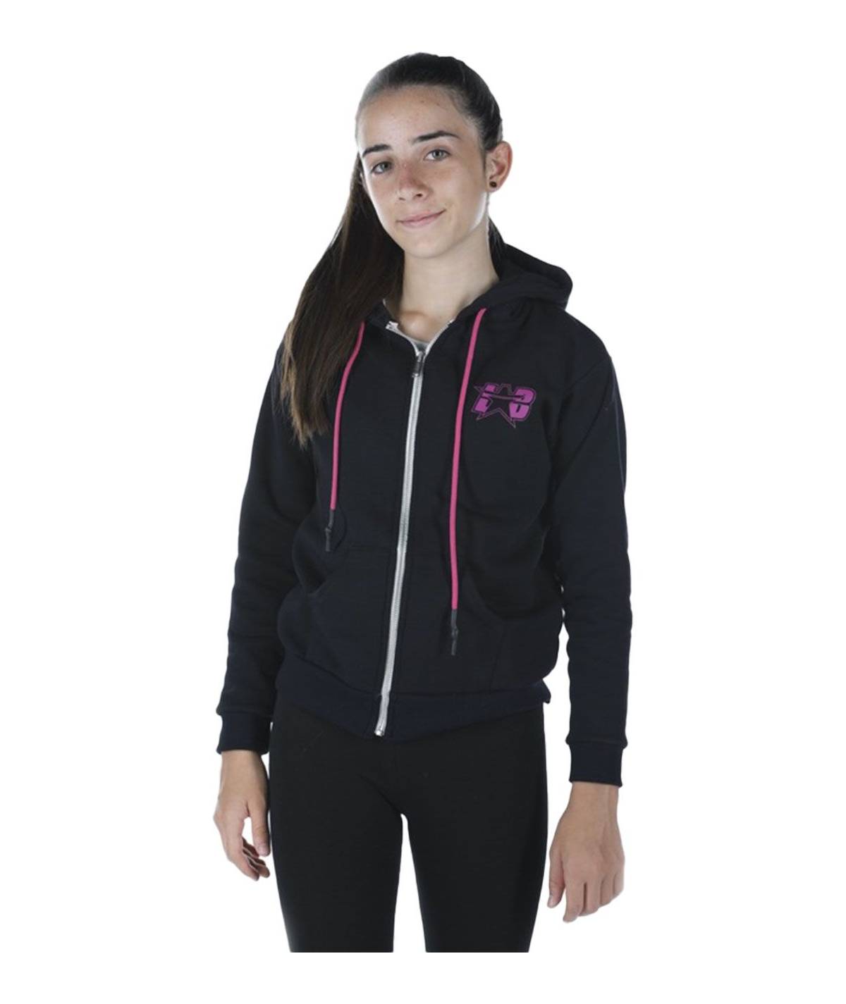 Lab84 FELPA FULL ZIP C/CAPP. + MARSUPIO Nuovo