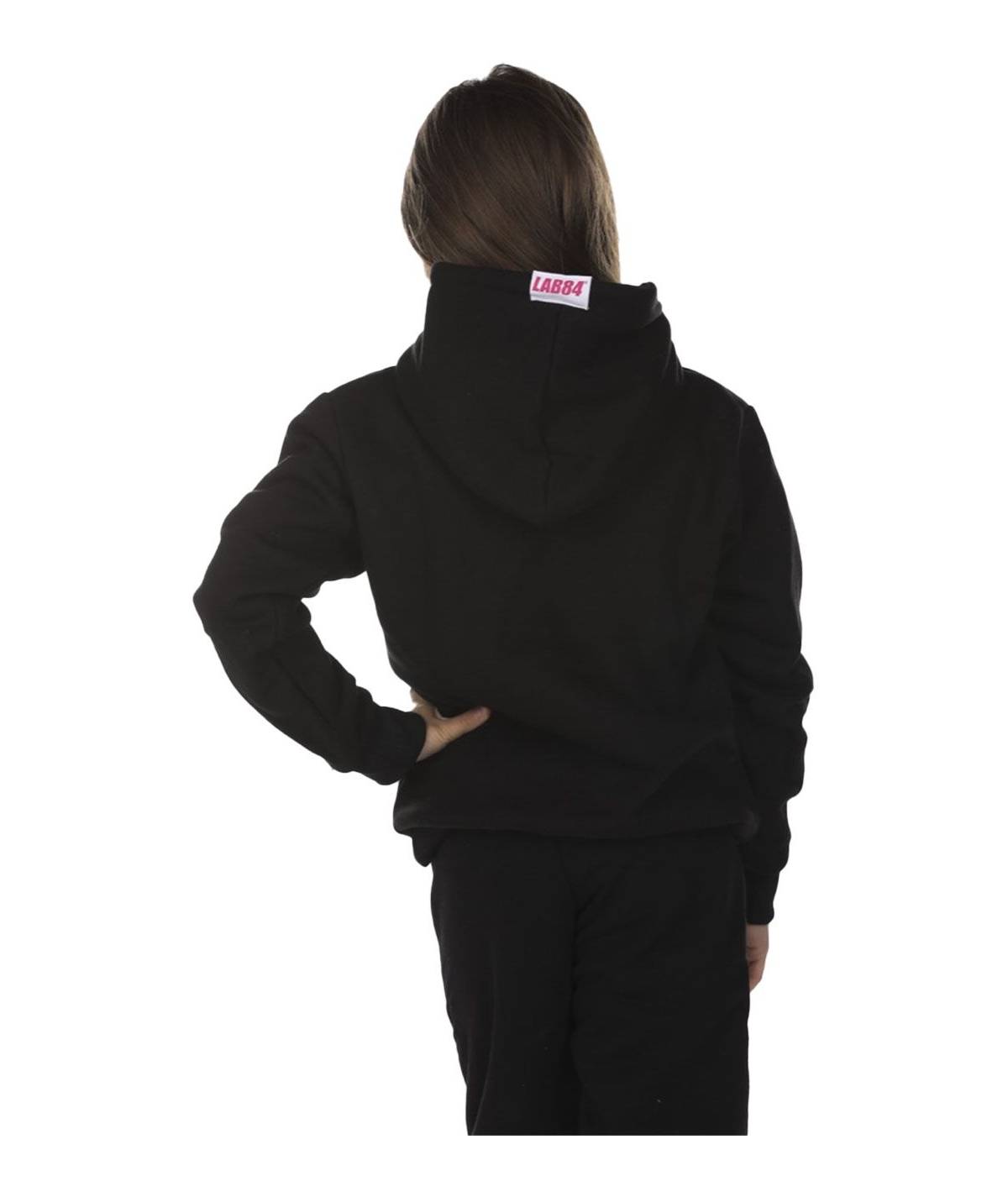 Lab84 FELPA CAPPUCCIO MARSUPIO STAMPATA Qualità