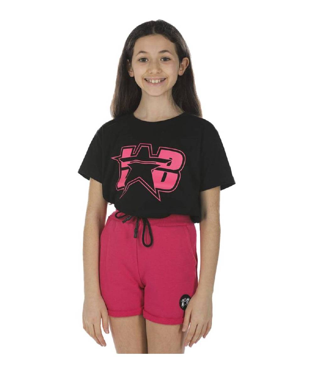 Lab84 T-SHIRT GIRO M/M STAR FLUO Promozione Limitata