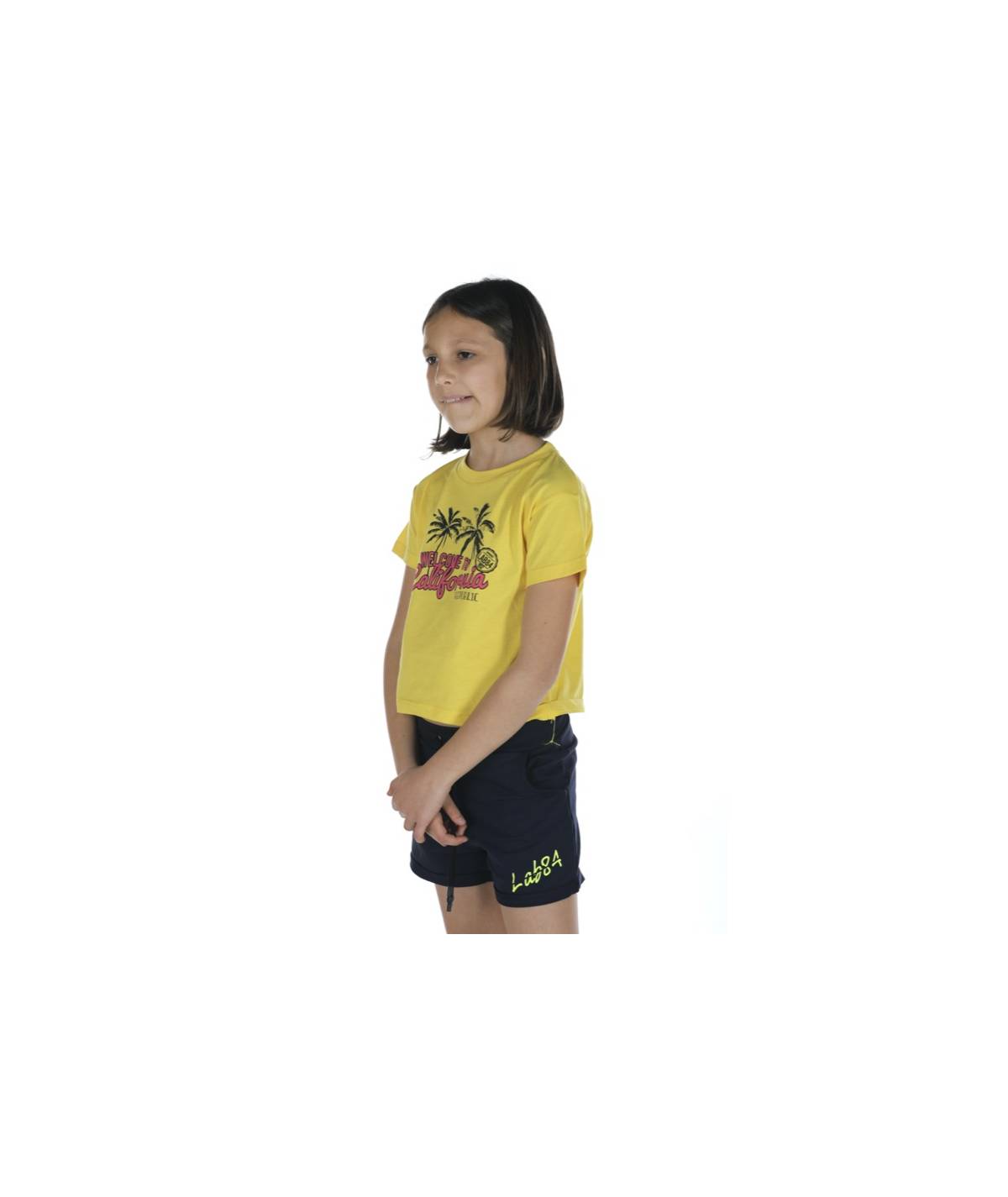 Lab84 T-SHIRT CROP TOP In Saldo