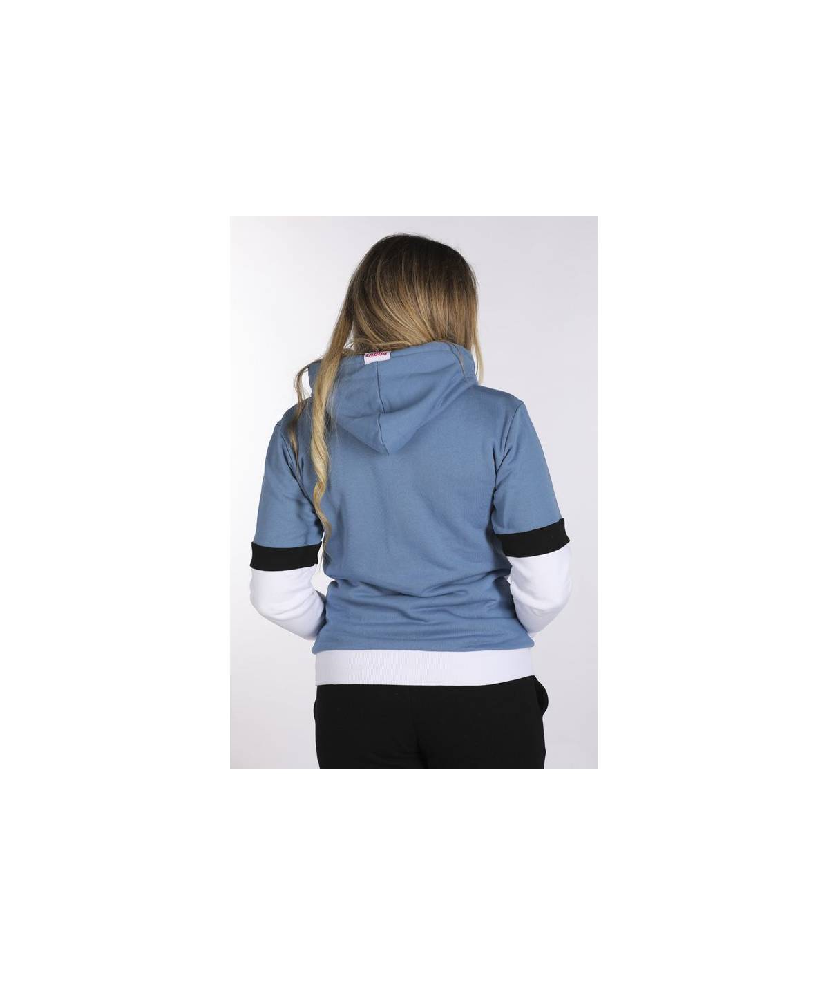 Lab84 FELPA FULL ZIP + CAPPUCCIO Qualità Garantita